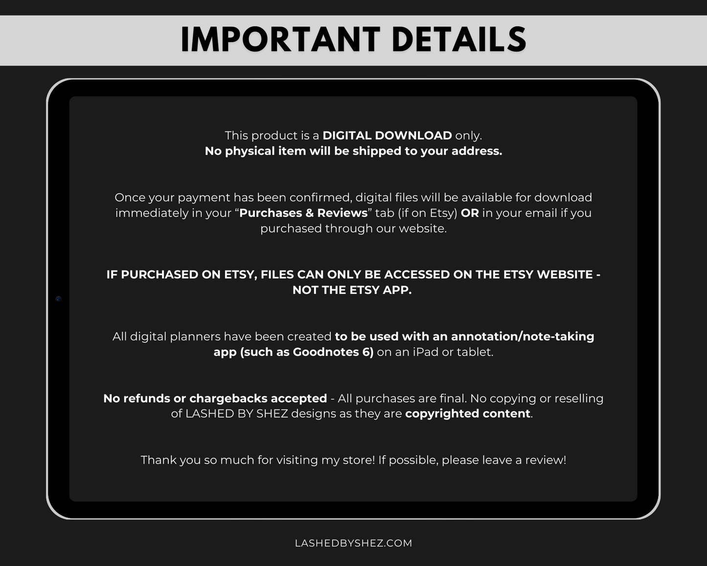 Lash Lift & Tint Client Record Book - Digital