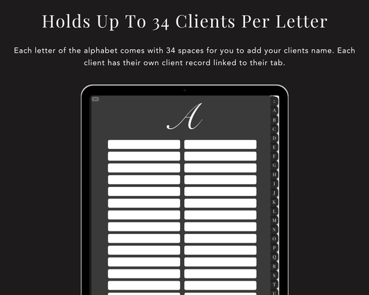 Nail Client Record Book v2 - Digital