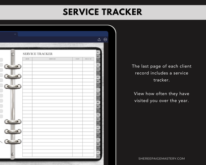 All-In-One Beauty Client Record Book - Digital