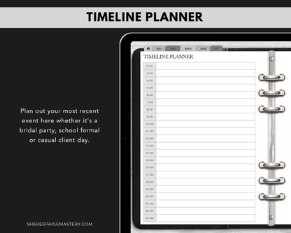 Makeup Artist Client Record Book - Digital