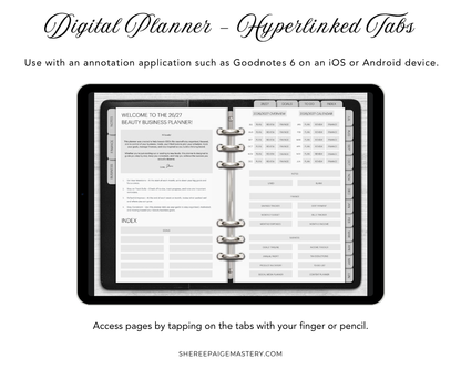 2026/2027 Beauty Business Planner - Digital