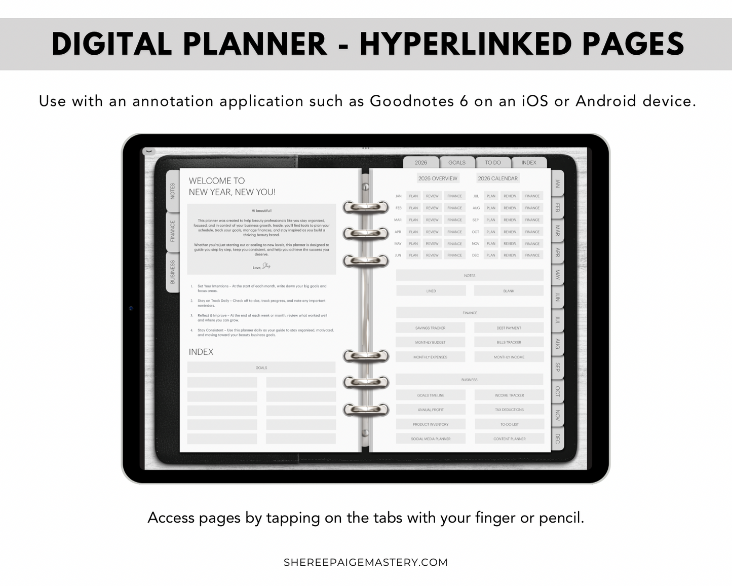 2026 Beauty Business Planner - Digital