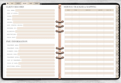Ultimate PMU Client Record Book - Digital