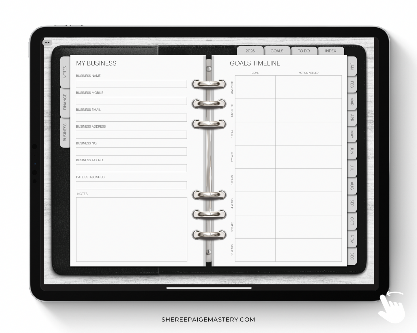 2026 Beauty Business Planner - Digital