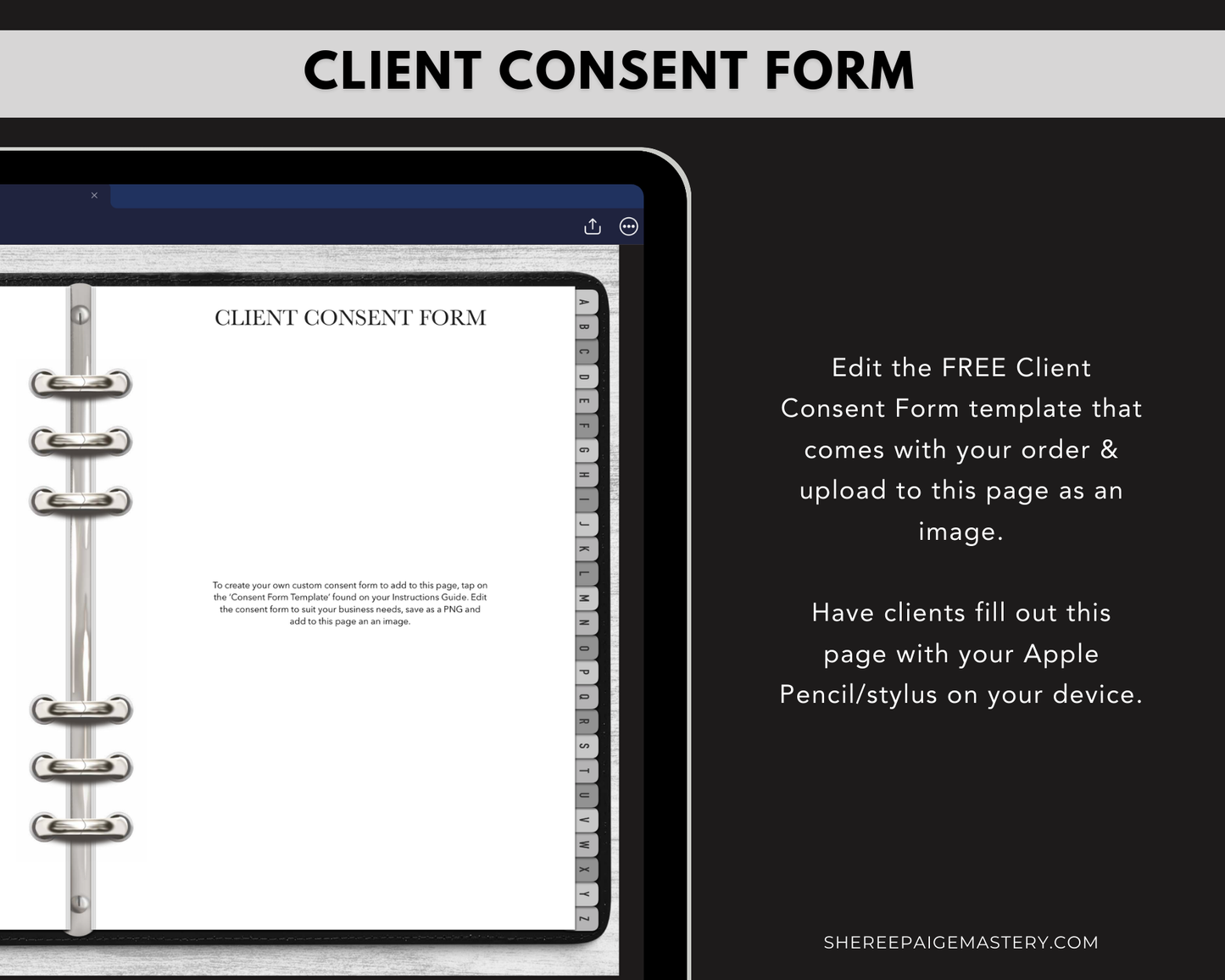 Ultimate Nail Client Record Book - Digital