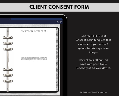 Ultimate Nail Client Record Book - Digital