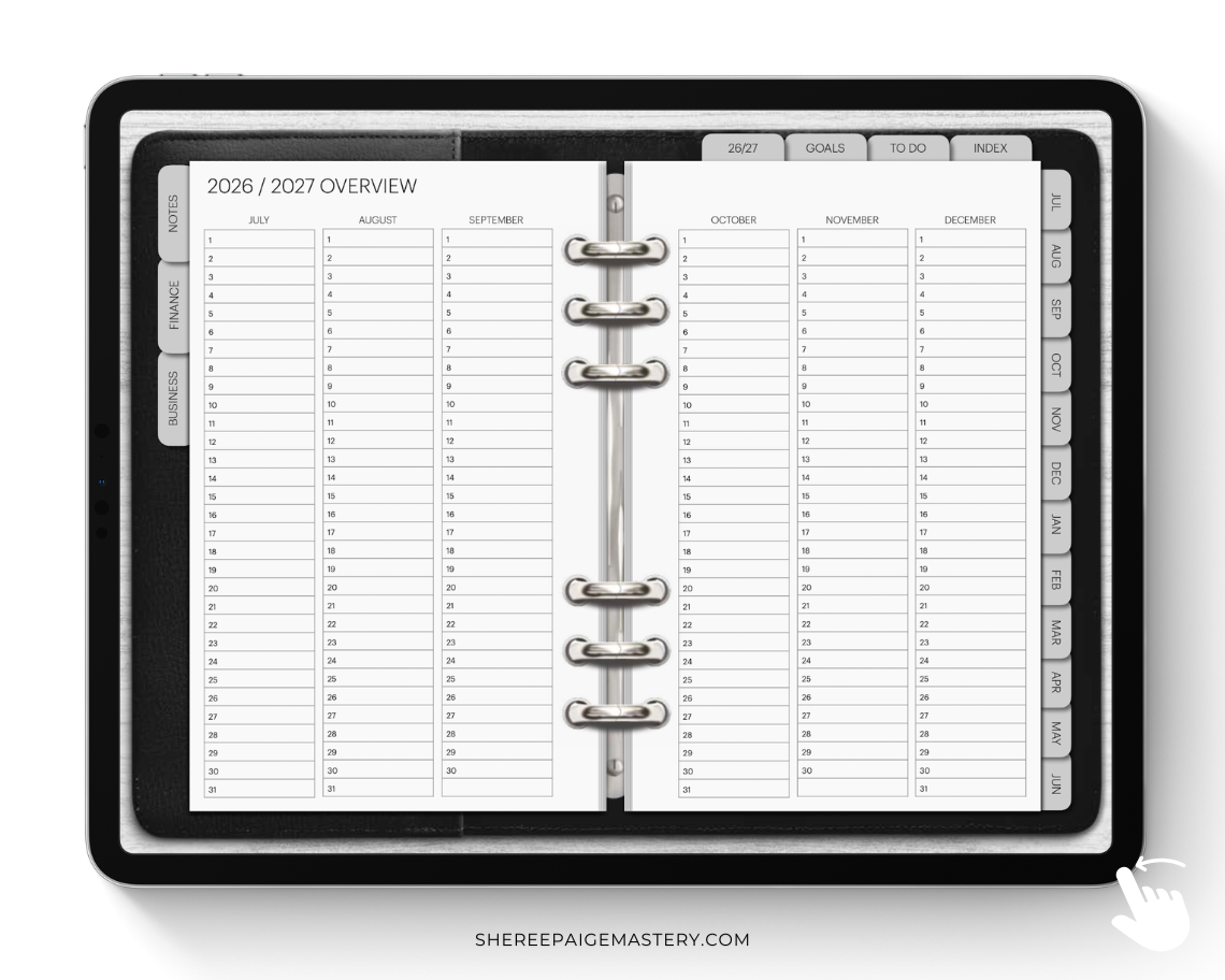 2026/2027 Beauty Business Planner - Digital