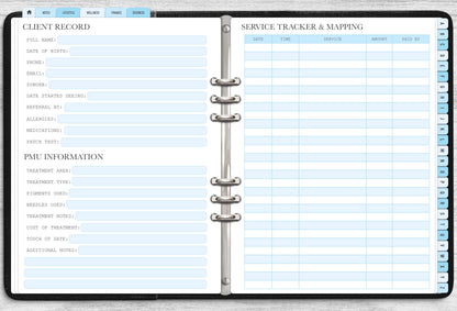 Ultimate PMU Client Record Book - Digital