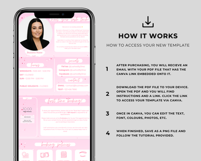 Square Appointments / Acuity Scheduling - Canva Template