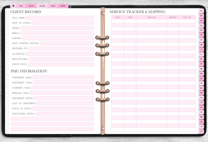 Ultimate PMU Client Record Book - Digital