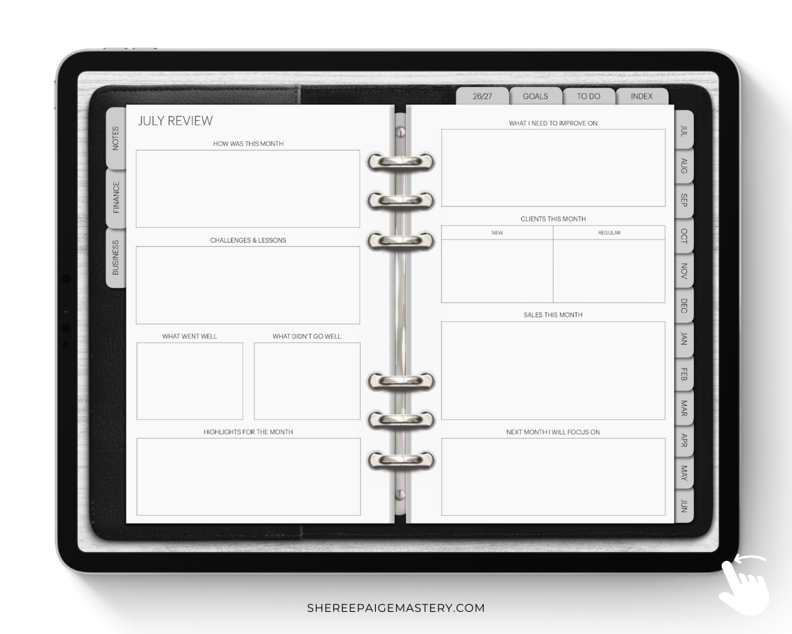 2026/2027 Beauty Business Planner - Digital