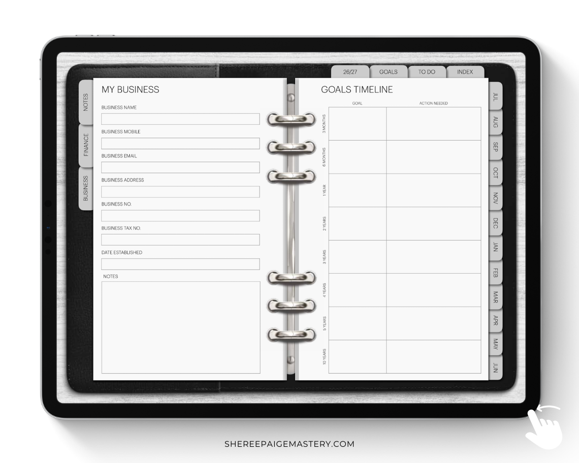 2026/2027 Beauty Business Planner - Digital