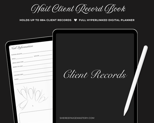 Nail Client Record Book v2 - Digital