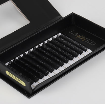 Flat Classic Lashes - D Curl Mixed Tray - 0.10 & 0.15