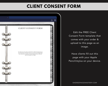 Ultimate Lash Extension Client Record Book - Digital