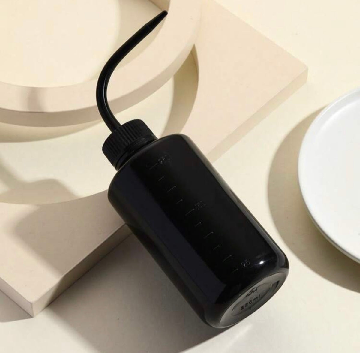Black Squeeze Water Bottle